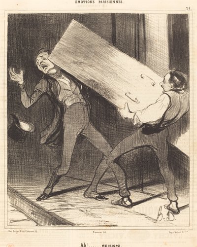 Ah! Entschuldigen Sie von Honoré Daumier