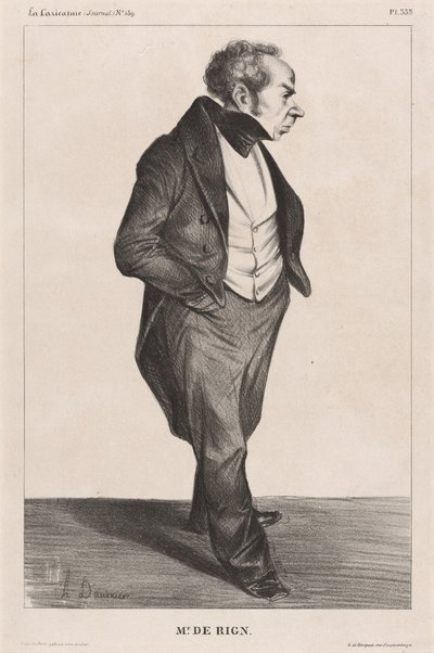 Admiral de Rigny von Honoré Daumier