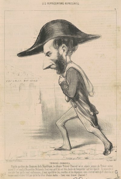 Ariste gefunden Chauvel von Honoré Daumier