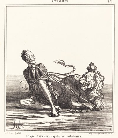 Was England eine Bindestrich nennt von Honoré Daumier