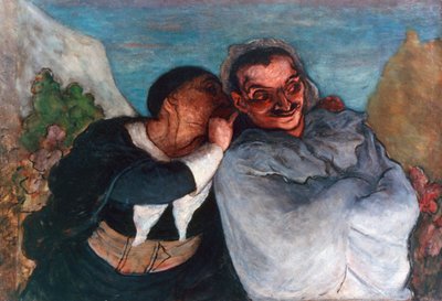 Crispin und Scapin von Honoré Daumier