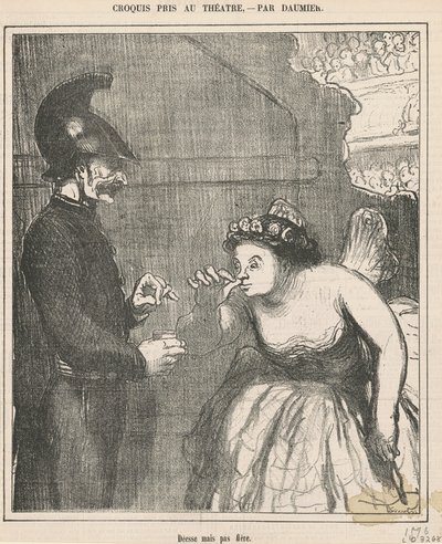 Göttin, aber nicht stolz von Honoré Daumier