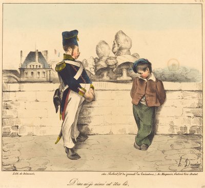 Gott, habe ich dieses Wesen geliebt von Honoré Daumier