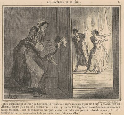 Sagen Sie mal, Baptiste ... von Honoré Daumier