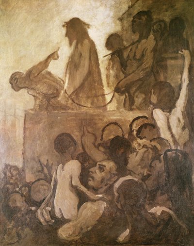 Ecce Homo, um 1848-52 von Honoré Daumier