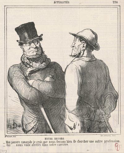 Zwischen Rekorden von Honoré Daumier