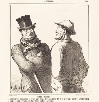 Zwischen Rekorden von Honoré Daumier