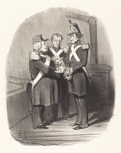 Erklären Sie mir doch, Herr Badoulard... von Honoré Daumier