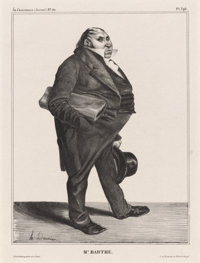 Félix Barthe von Honoré Daumier