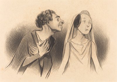 Ich gehe verliebter als... je... von Honoré Daumier