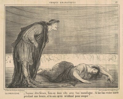 Die Prinzessin von Honoré Daumier