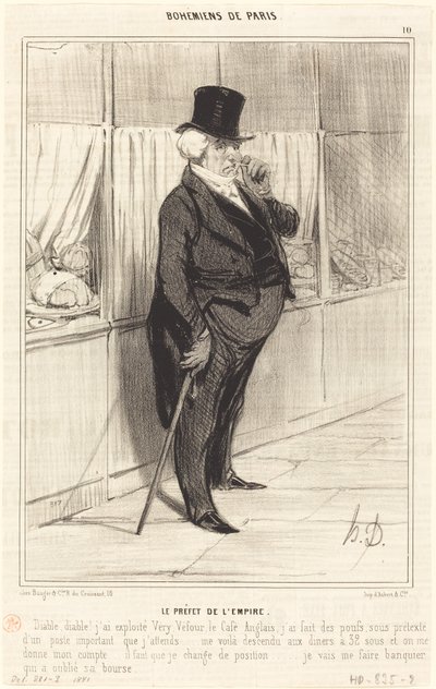 Der Präfekt des Reiches von Honoré Daumier