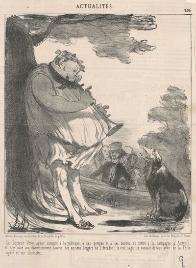 Doktor Véron in Auteuil von Honoré Daumier