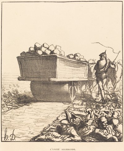 Die deutsche Einheit von Honoré Daumier