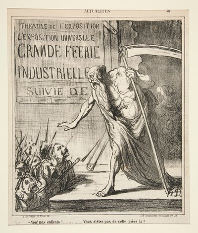 Nein! meine Kinder! von Honoré Daumier