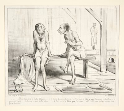 Unser guter Verbündeter der Pascha von von Honoré Daumier