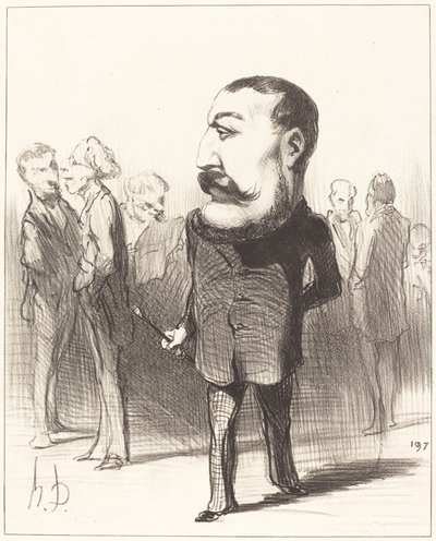 Pierre-Napoléon Bonaparte von Honoré Daumier