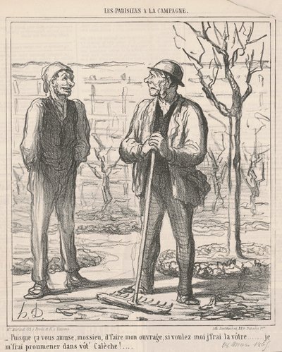 Pisque ca vous amuse ... von Honoré Daumier
