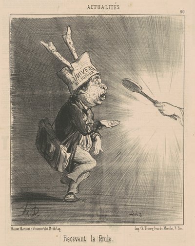 Empfang der Rute von Honoré Daumier