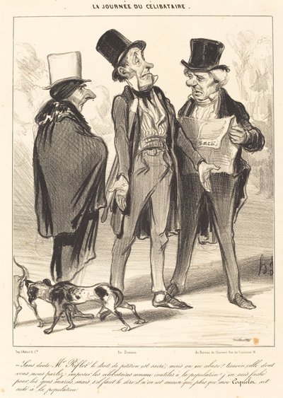 Sans doute M. Riflot le droit... von Honoré Daumier
