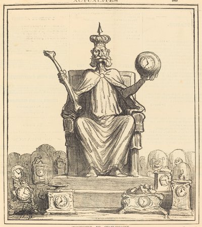 Nachfolger von Karl dem Großen von Honoré Daumier