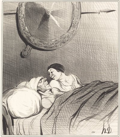Ulysses und Penelope von Honoré Daumier