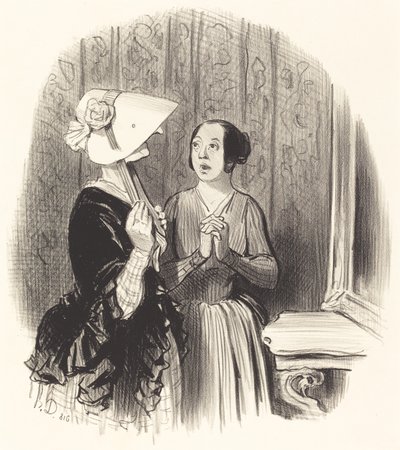 Ein Pamela-Hut von Honoré Daumier