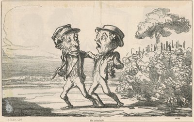 Ein Verbrecher! von Honoré Daumier