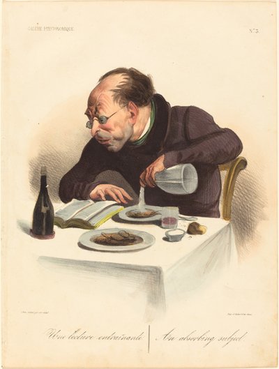Eine fesselnde Lektüre von Honoré Daumier