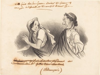 Geh... bewundere deine Wut... von Honoré Daumier