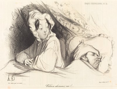 Vilain dormeur, va! von Honoré Daumier