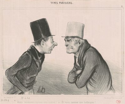 Sie argumentieren wie ein Stock! von Honoré Daumier
