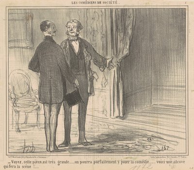 Sehen Sie, dieses Stück ist sehr groß... von Honoré Daumier