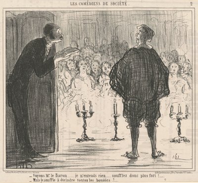 Sehen wir, Herr Baron... von Honoré Daumier