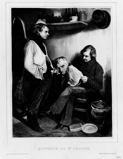 Erinnerungen an Sainte-Pelagie von Honoré Daumier