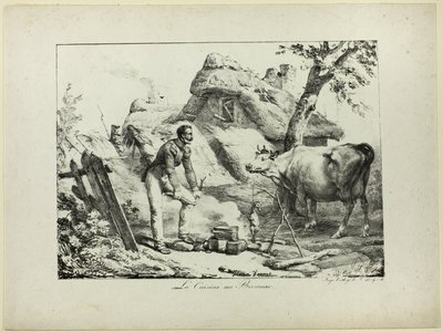 Biwak-Küche von Horace Vernet