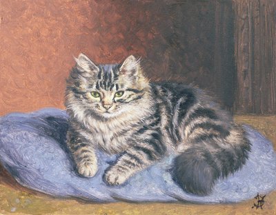 Das blaue Kissen von Horatio Henry Couldery