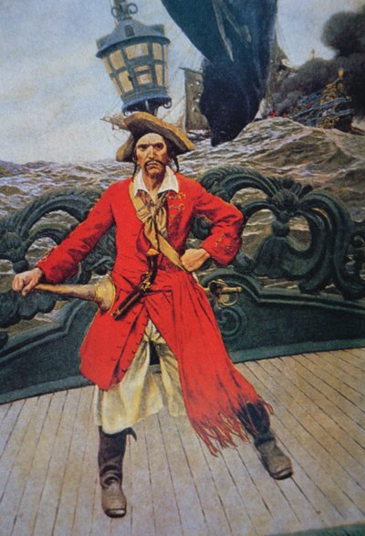 Ein Piratenhäuptling von Howard (after) Pyle