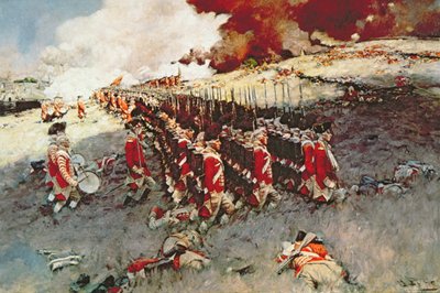 Schlacht von Bunker Hill von Howard (after) Pyle