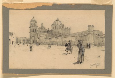 Eine Kirche in Guadalajara (Mexiko) von Howard Russell Butler