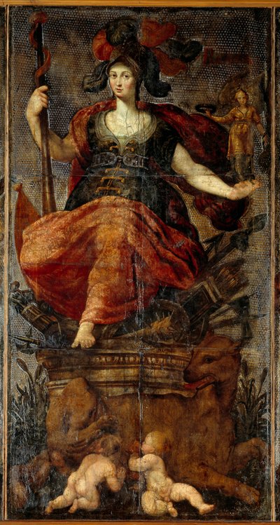 Wandteppich der Sieben Leder von Hubert (after) Goltzius