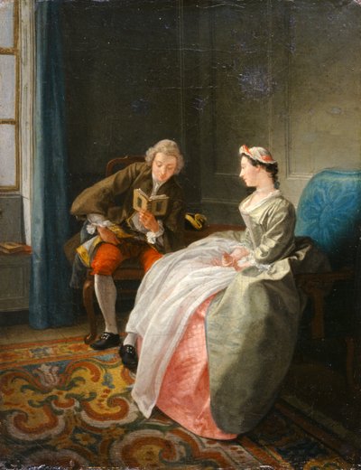 Der Leser von Hubert Francois Gravelot