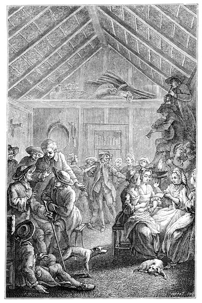 Die Versammlung des Winters von Hubert Francois Gravelot