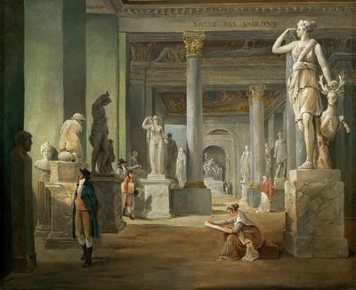 La salle des Saisons im Louvre von Hubert Robert