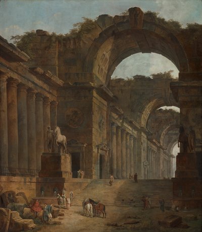 Die Brunnen von Hubert Robert
