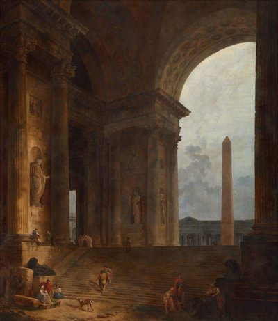 Der Obelisk von Hubert Robert
