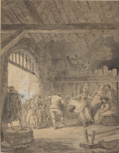 Der Bauerntanz von Hubert Robert