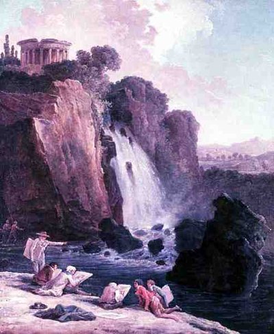 Die Skizziergruppe von Hubert Robert