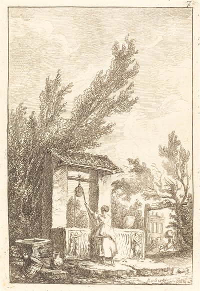 Der Brunnen von Hubert Robert