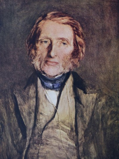 Porträt von John Ruskin von Hubert von Herkomer